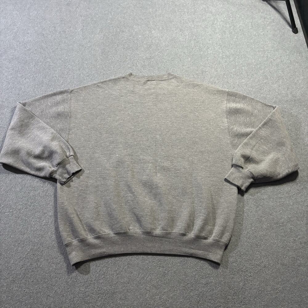 Vtg 90s Russell Athletic Southern Illinois Sweatshirt XL Grey Made in USA - Picture 5 of 9